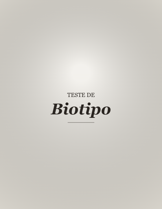 Teste de Biotipo